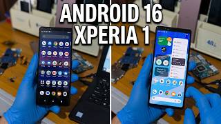 Install Android 16 EvolutionX  Xperia 1