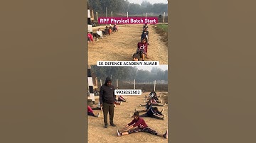 RPF Physical Batch Start #trending #army #dehlipolice #rpf #rpf_si #youtuber #youtubeshorts #viral