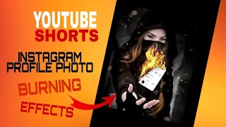 Instagram Profile photo| Fire Burning paper editing| Picsart Tutorial| Picsart tips| SK EDIT STUDIO screenshot 3