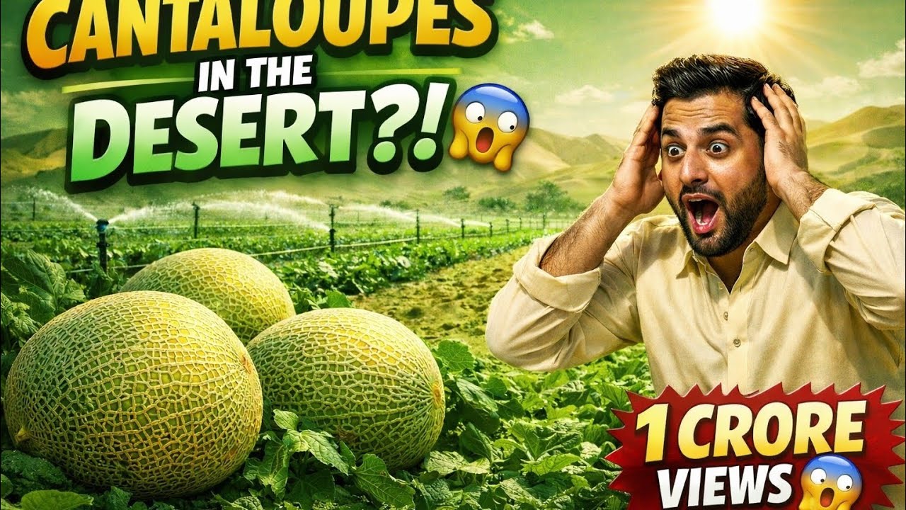  IMPOSSIBLE!#Growing Cantaloupes #In The Desert – You Won't #Believe The Result! #😱🌵🍈(2026)