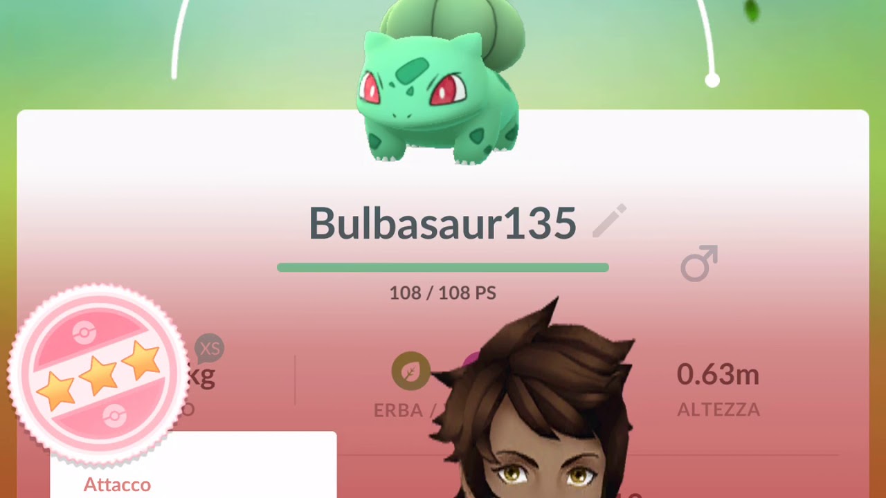 BULBASAUR IV 100 MAX CP 1035 LIV 35 YouTube