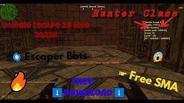 Counter Strike 1.6 Download Zombie Escape Mod + SMA + Escaper Bots #zombieescape #download