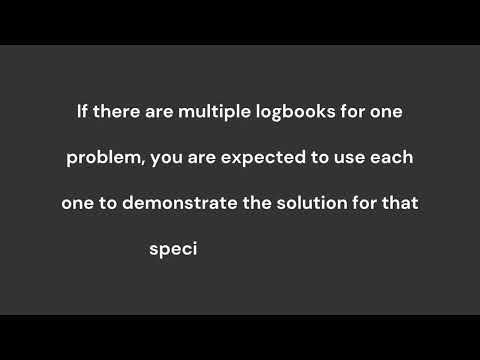 Logbook Tutorial