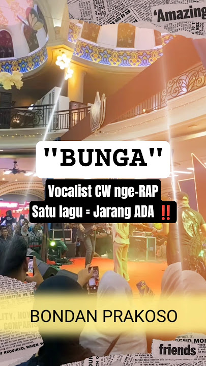 BONDAN PRAKOSO - BUNGA Live #bunga #shortvideo #music #lagu #live #shortsmusic #bondanprakoso