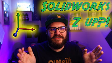 How to get Solidworks Z Up with proper normal views