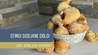 Sfingi siciliane dolci - Dolci Siciliani - Fritti natalizi - Sfinge - zeppole di San Martino