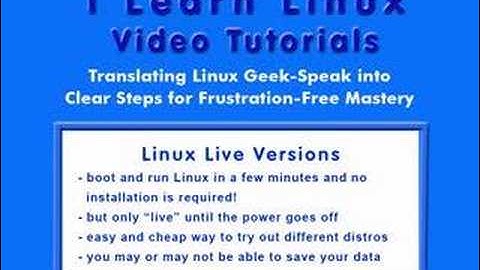 Booting and Using Linux Live CD / DVD Versions - Overview