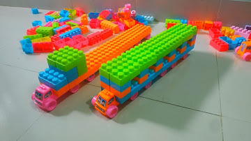 Satisfying DIY Lego Big 🚗/big bus/ASMR Building Blocks/block game Emran toys