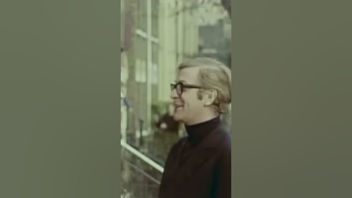 Michael Caine meets an old neighbour in this touching video from 1969