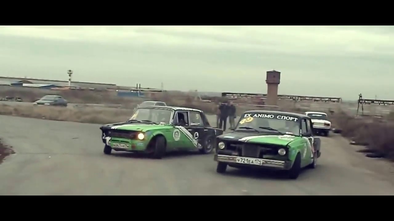 Lada russian car drift
