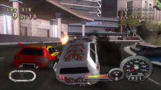 Speed Races, Championships & Battles #123 - Crash 'n' Burn | PCSX2 - PS2 Emulator HD (no commentary)