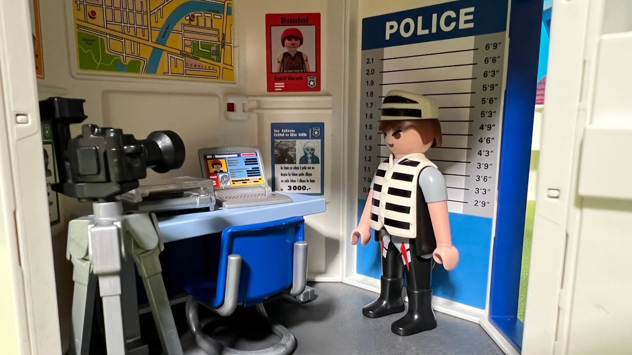 Playmobil City Action - Police Headquarters With Prison - 6919 - New -  Authentic
