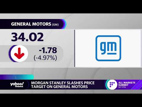 Morgan stanley slashes price target on general motors stock