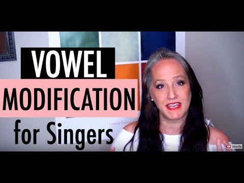 Singing Vowel Modification Chart