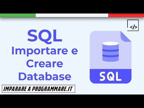 Video: Come posso importare una tabella in MySQL?