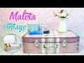 MANUALIDADES CON CARTON: MALETA VINTAGE RECICLANDO CAJAS