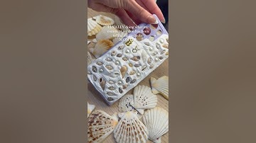 Let’s make a seashell phone case together! 🤍🐚￼ #seashellphonecase