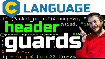 6) C language GUIDE: header guards (preprocessor directives)