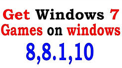 How to get Windows 7 games | Chess Titans | in windows 8,8.1,10 Easy Steps