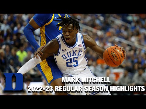 Mark Mitchell 2022-23 Regular Season Highlights | Duke  Forward