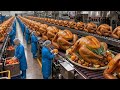 Inside the Roast Turkey Factory | How Millions of Roast Turkeys Are Made (Full Process) Future F