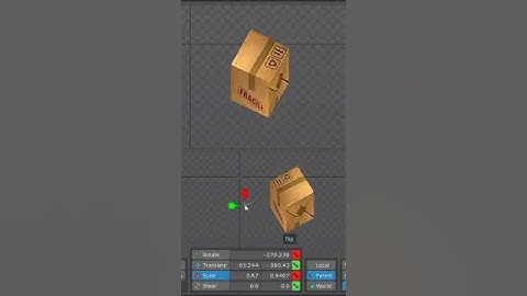 Demo : Rotate and Flip 3D Box with Spine #spine2D #rotate3Dbox #rigging