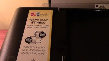 Review: Epson Ecotank 4500 Printer