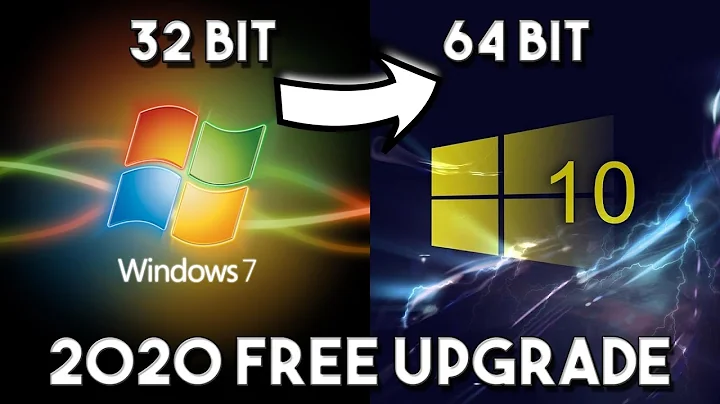 Windows 7 32 Bit To Windows 10 64 Bit - 2020 Free Upgrade - No Data Loss (Longer Video)