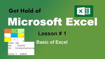 Microsoft Excel Tutorials - Basics of MS Excel