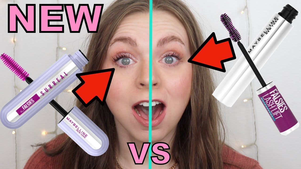 NEW Maybelline The Falsies Surreal Extensions Mascara VS Maybelline The  Falsies Lash Lift Mascara! - YouTube