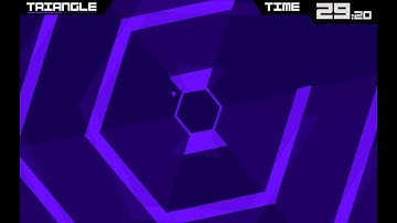 60+ second Hexagonest run [Super Hexagon]