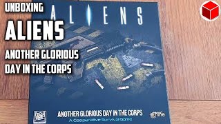 Unboxing: Aliens - Another Glorious Day In The Corps - Board Game  - Gale Force Nine