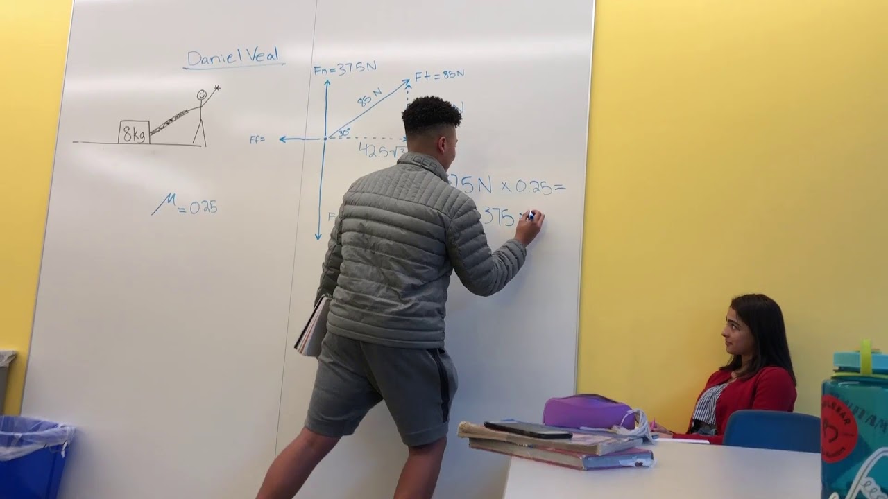 Newton's Second Law Video Solving - Daniel Veal