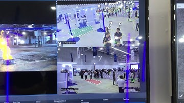 Video analytics while the camera is moving