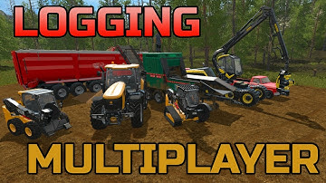 FARMING SIMULATOR 2017 | LOGGING MULTIPLAYER | PACIFIC INLET MAP