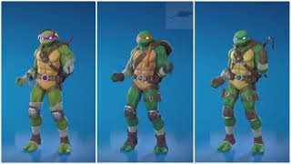 Carefree Emote - Tmnt Mikey, Donnie And Leo