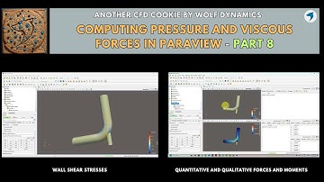 🍪 CFD cookie - Computing pressure and viscous forces in paraview | Part 8