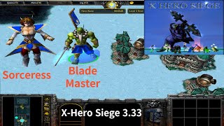 X Hero Siege 3.33, Sorceress & Blade Master Extreme, Level 4 Impossible ,8 ways Dual Hero