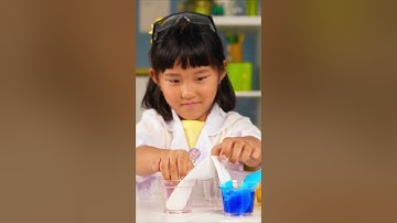 Water + Paint = Magic! 🌈Walking Rainbow Experiment for Kids!  #scienceexperiment #forkids