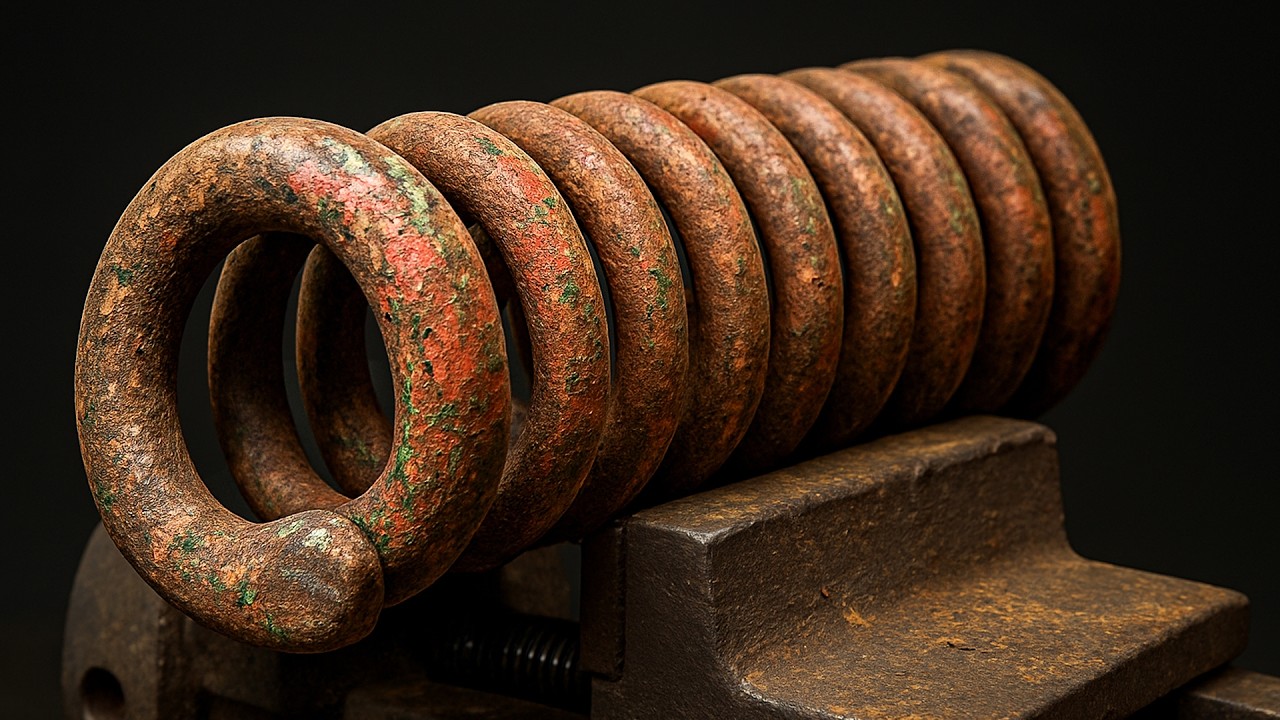 Ковка ножей из пружинного дамаска – полный процесс изготовления