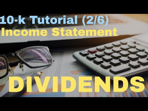 Video: How To Show Dividends In The Income Statement
