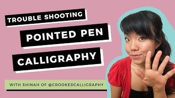 5 Troubleshooting Secrets for Pointed Pen Calligraphy with Shinah of @crookedcalligraphy