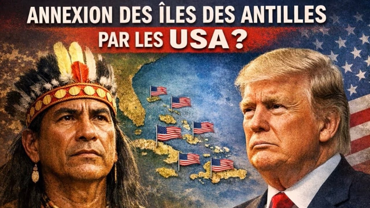USA🇺🇸Annexion Îles Antilles🏝️Demande Grand-Chef Kalinago🗿des Kalinaky Antilles Missive📩Donald Trump