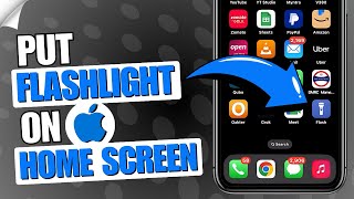 How to Add Flashlight to iPhone Home Screen 🔦 | iPhone Flashlight Shortcut screenshot 4