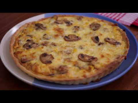 Video: Pastel De Queso Y Champiñones