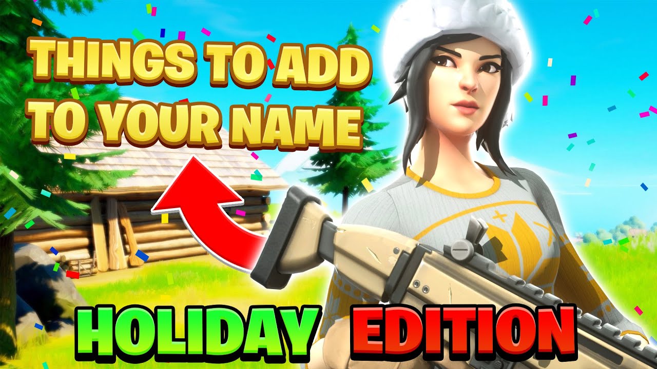40+ Sweaty Things To Put In Your Fortnite Name! (Holiday Edition) - YouTube