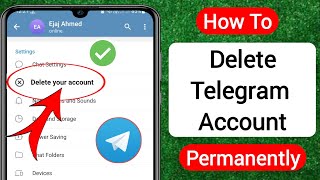 How To DELETE Telegram Account 2023 Permanently | Delete Telegram Account