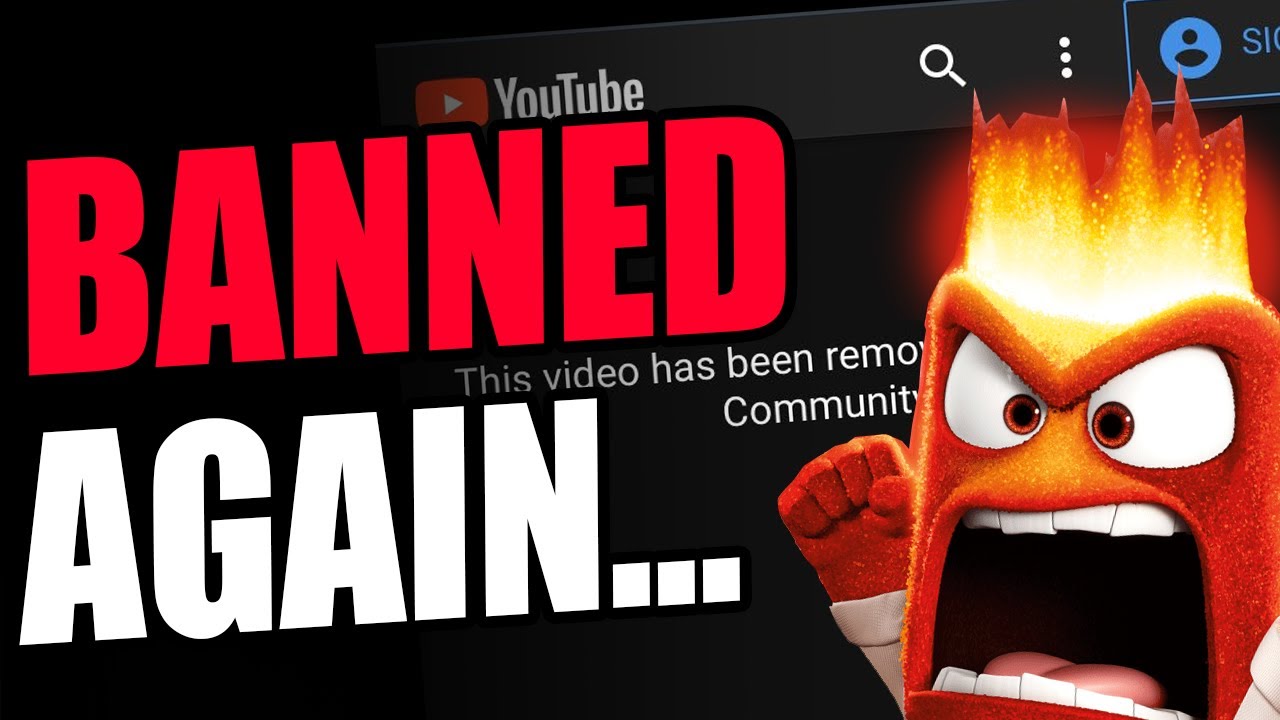 Youtube BANNED My Channel Again...This Is Getting Ridiculous. YouTube