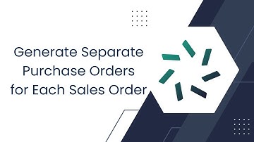 How to Generate Separate Purchase Orders for Each Sales Order in Odoo