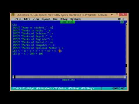 How To Make Reasult On QBASIC